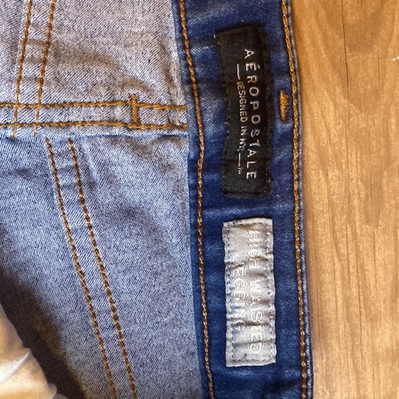 These are a size 2 regular, high waisted jeggings from aeropostale. - Picture 2 of 3